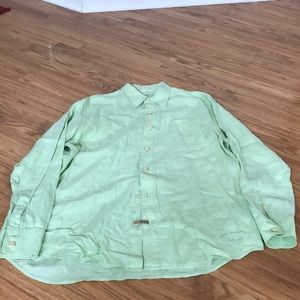 Tommy Bahama linen shirt button down Large L